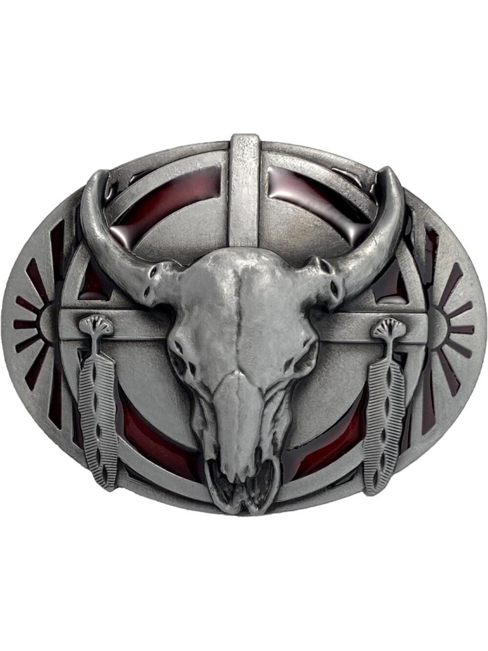 Unisex I'm the Bosss Vintage Cowboy Rodeo Belt Buckle Costume Gift Accessory